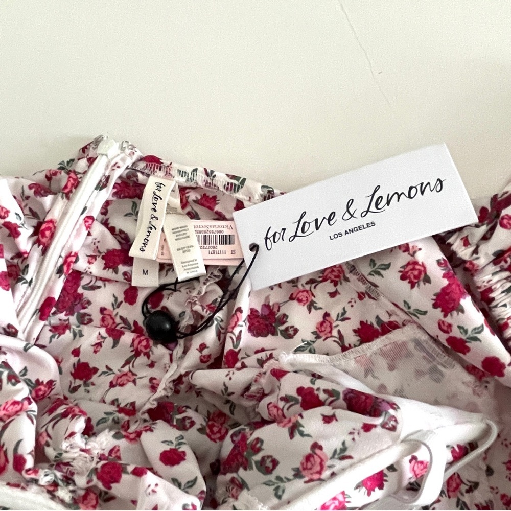 For Love & Lemons X Victoria Secret Melrose Floral Mini Dress - Picture 11 of 15